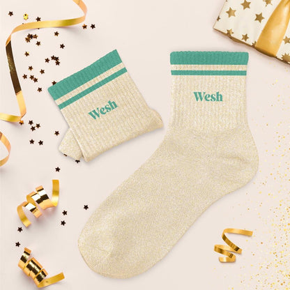 Chaussettes à paillettes: Wesh