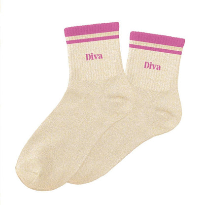 Chaussettes à paillettes: Diva
