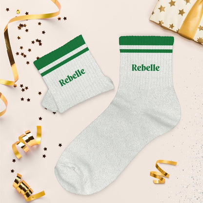 Chaussettes à paillettes: Rebelle
