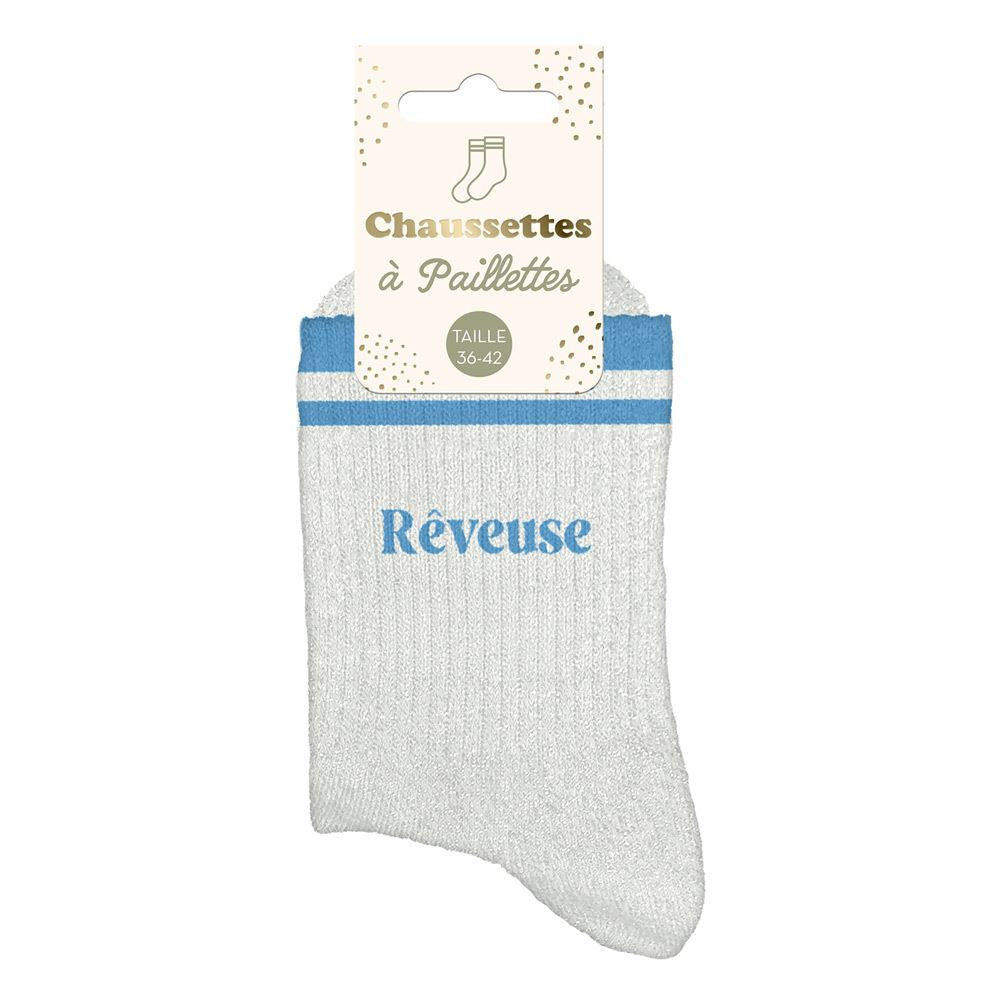 Chaussettes à paillettes: Rêveuse