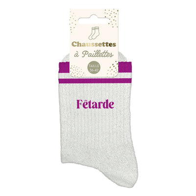 Chaussettes à paillettes: Fêtarde