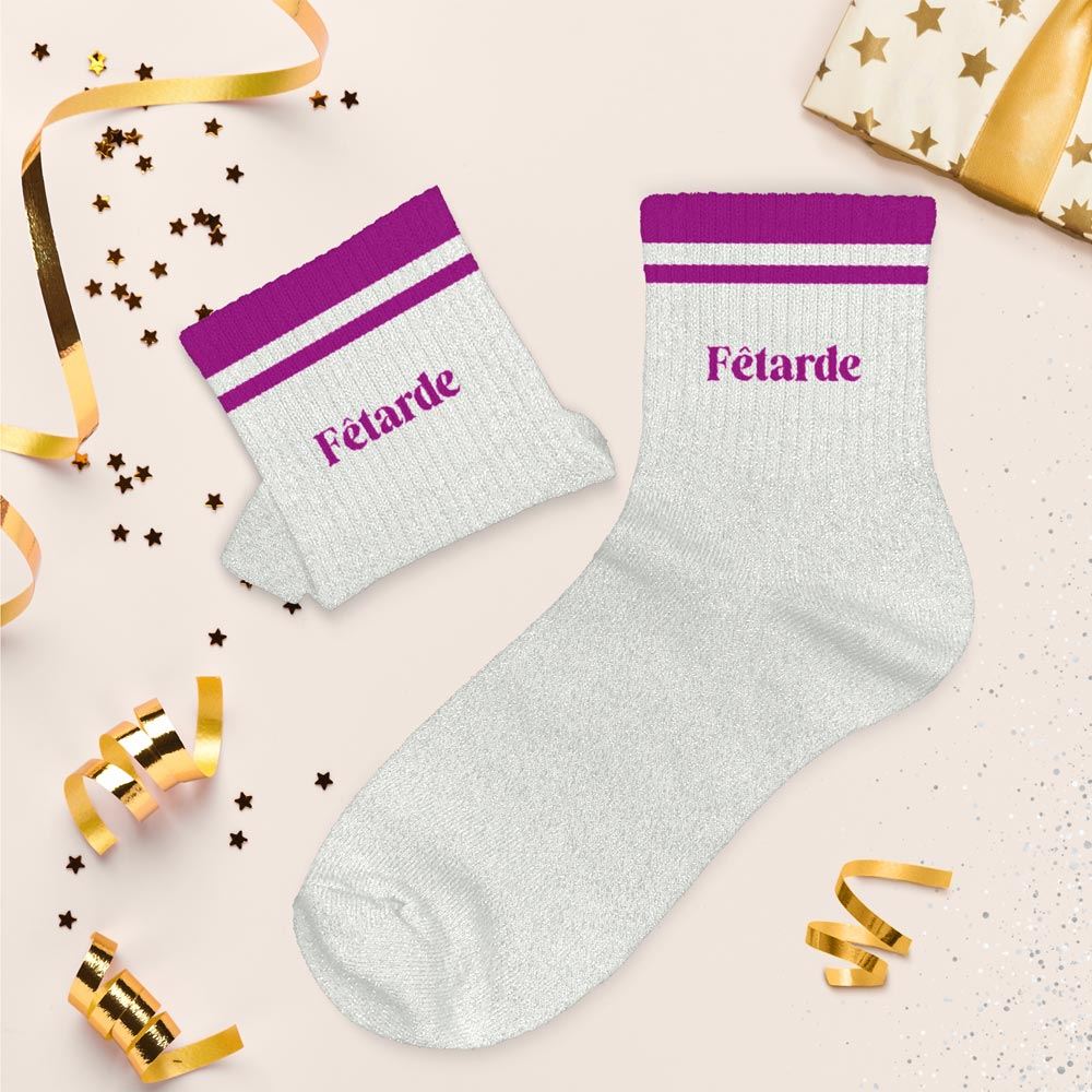 Chaussettes à paillettes: Fêtarde