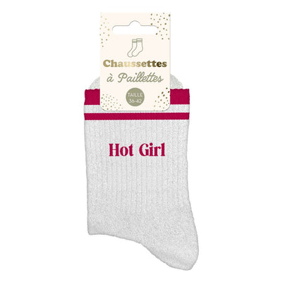 Chaussettes à paillettes: Hot girl