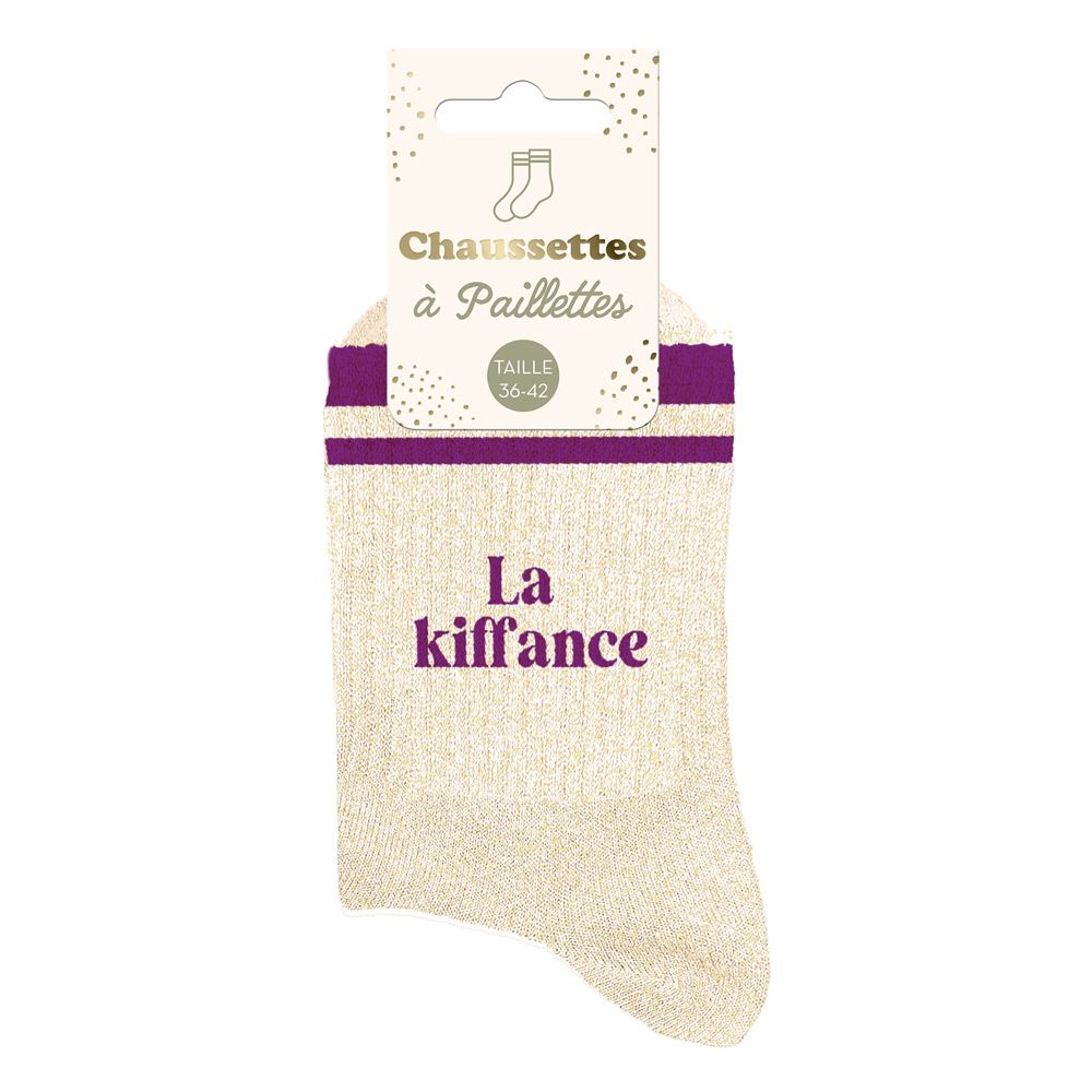 Chaussettes à paillettes: La kiffance