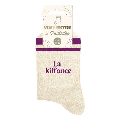 Chaussettes à paillettes: La kiffance