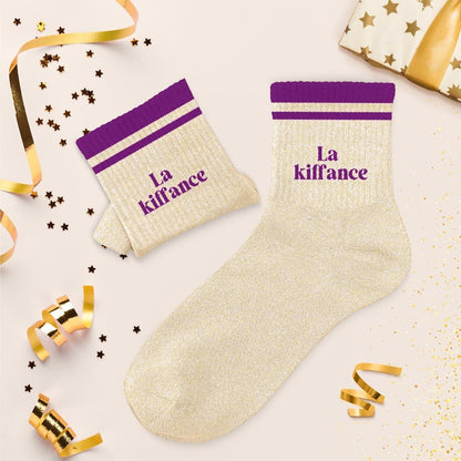 Chaussettes à paillettes: La kiffance