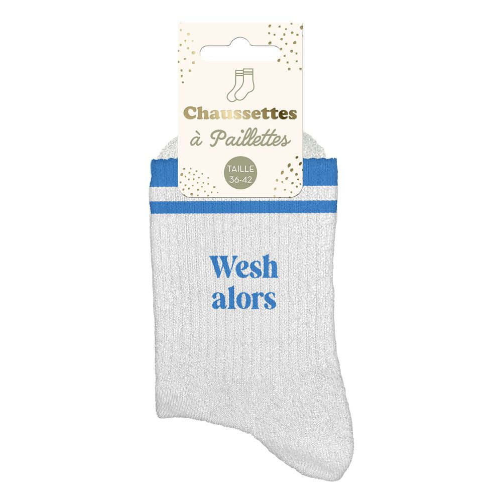 Chaussettes à paillettes: Wesh alors