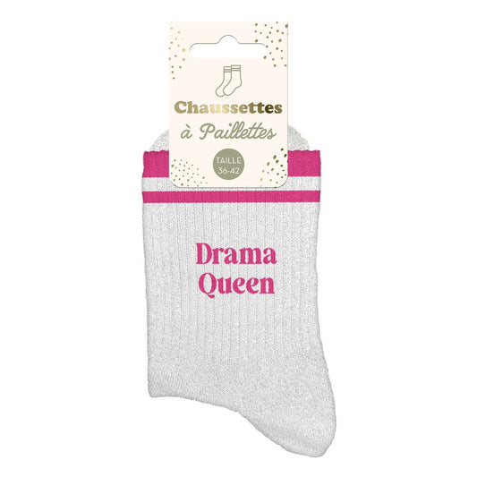 Chaussettes à paillettes: Drama queen