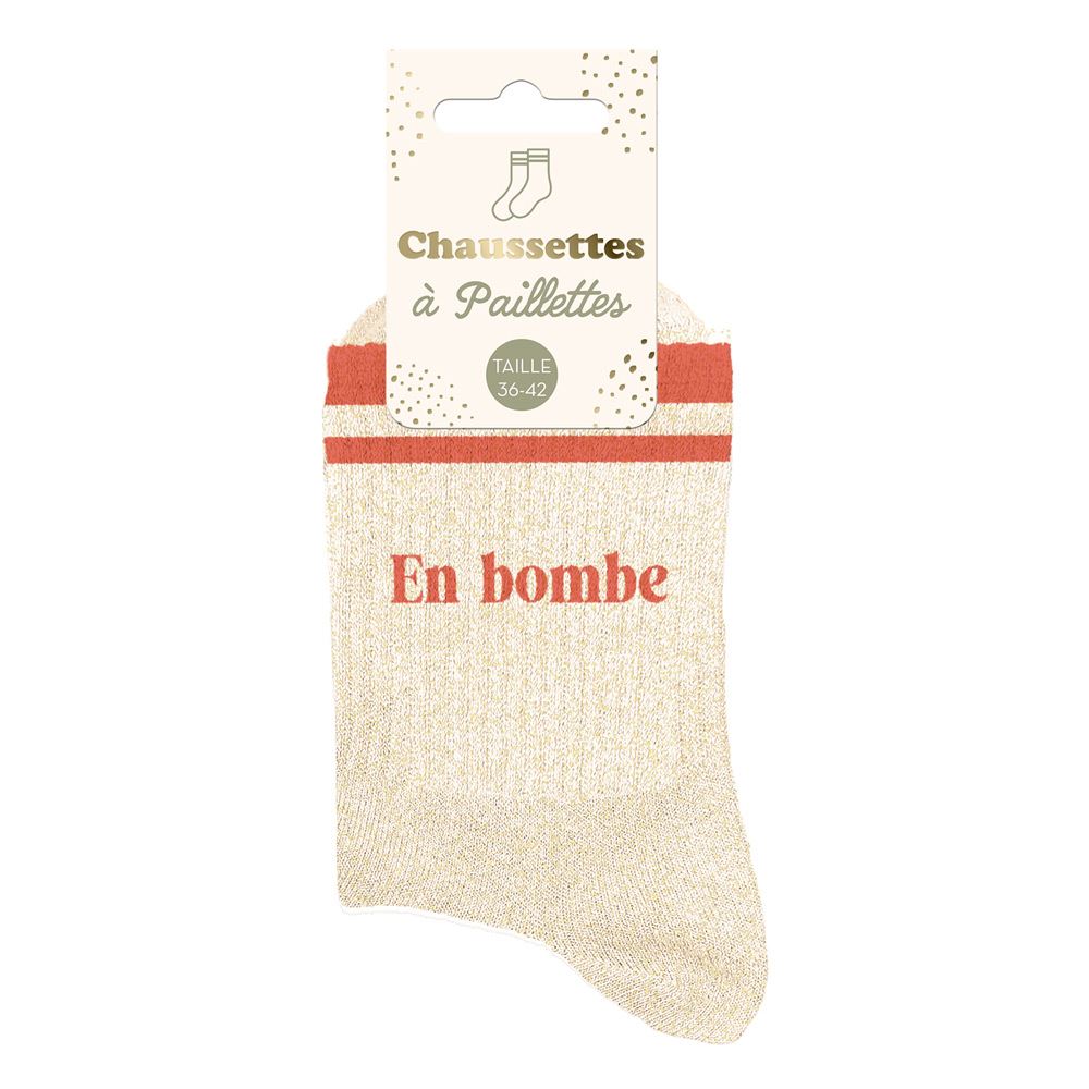 Chaussettes à paillettes: En bombe