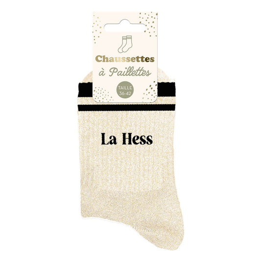 Chaussettes à paillettes: La Hess