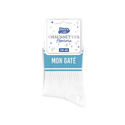 Chaussettes humoristiques: Mon gaté