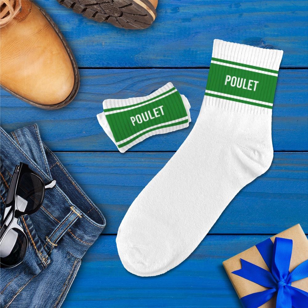 Chaussettes humoristiques: Poulet