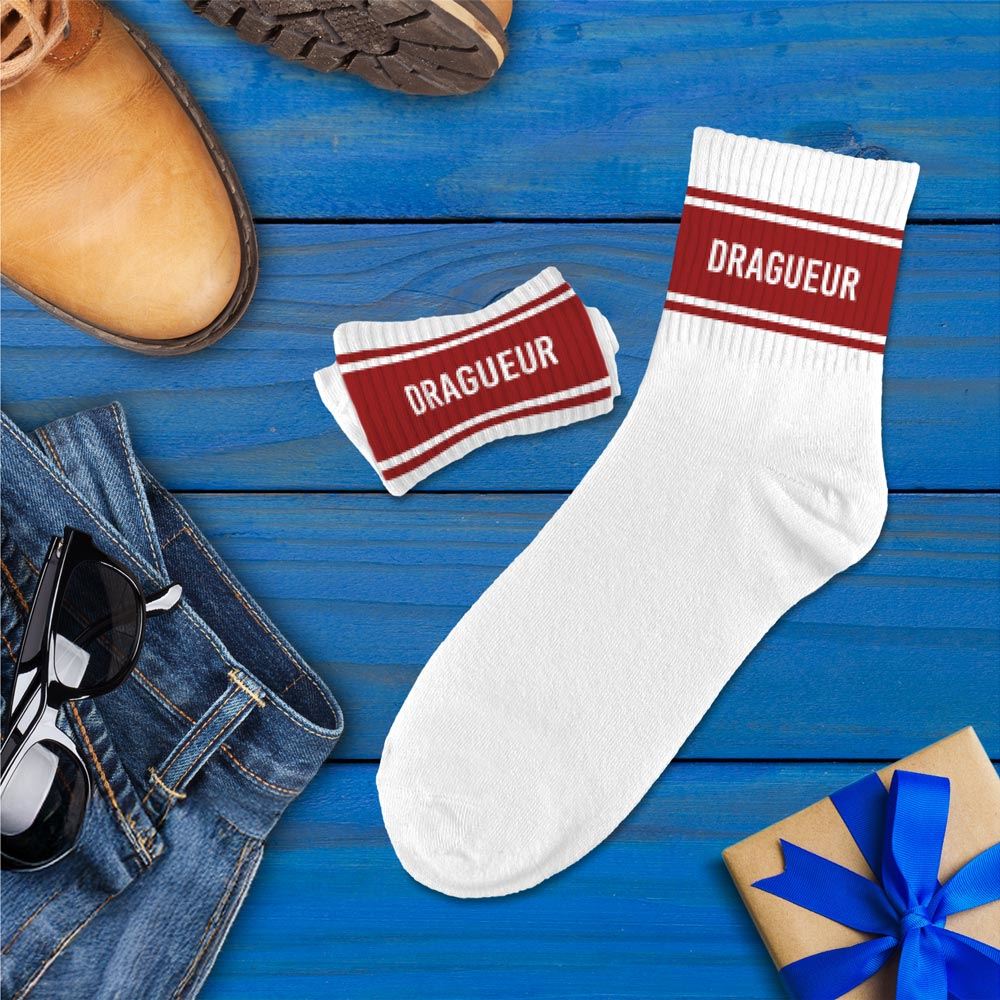 Chaussettes humoristiques: Dragueur