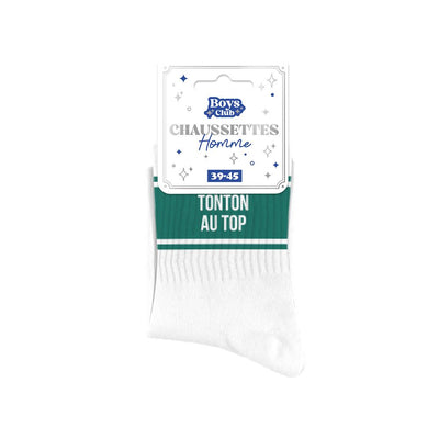 Chaussettes humoristiques: Tonton au top