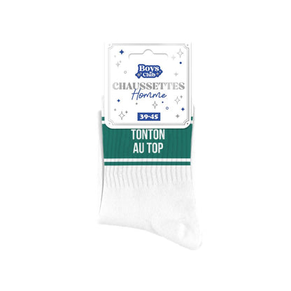 Chaussettes humoristiques: Tonton au top