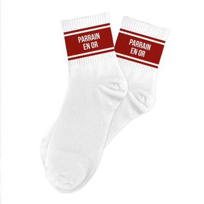 Chaussettes humoristiques: Parrain en or