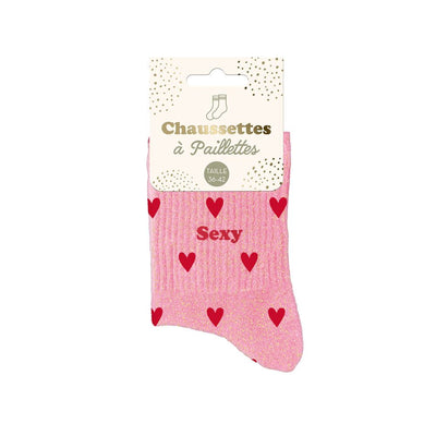 Chaussettes à paillettes: Sexy