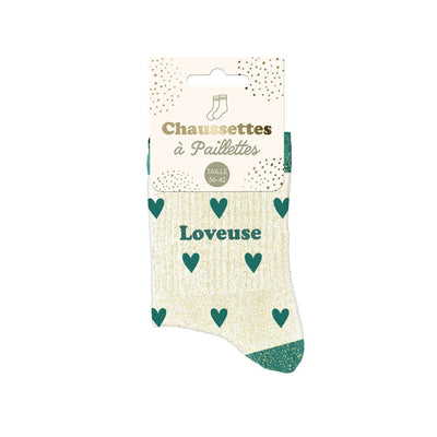Chaussettes à paillettes: Loveuse