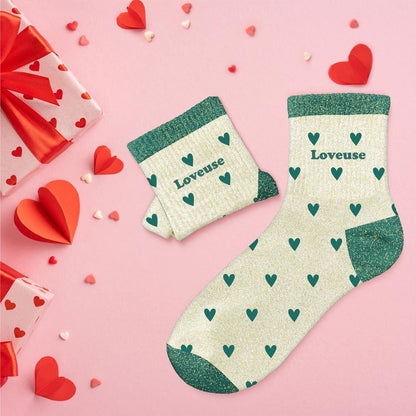 Chaussettes à paillettes: Loveuse