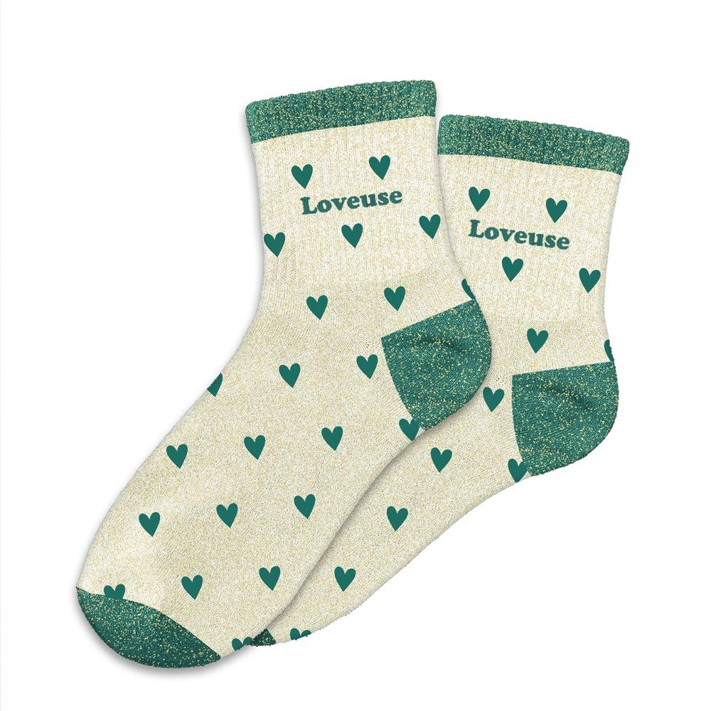Chaussettes à paillettes: Loveuse