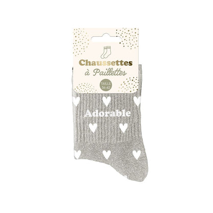 Chaussettes à paillettes: Adorable