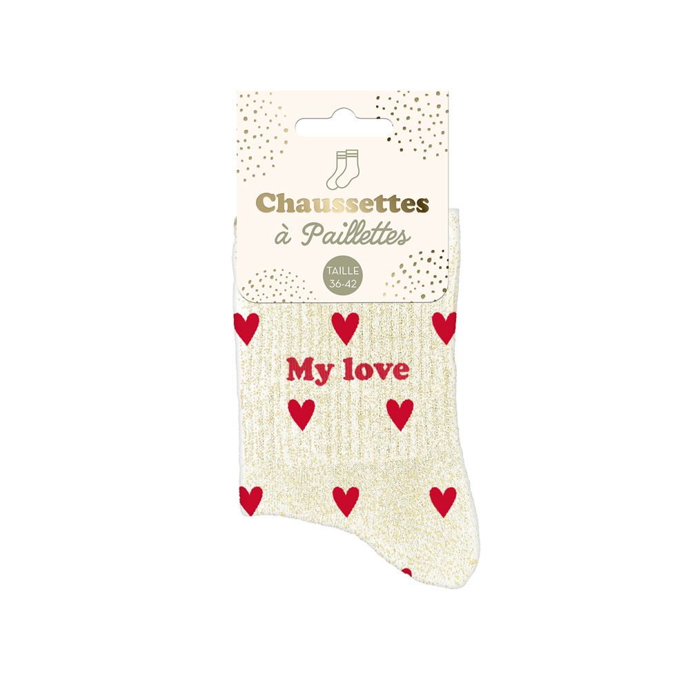 Chaussettes à paillettes: My love