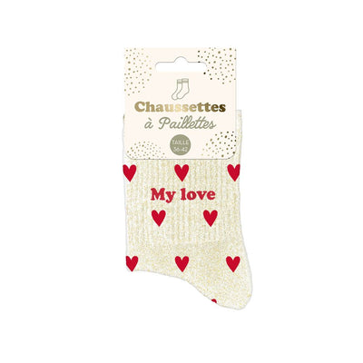 Chaussettes à paillettes: My love