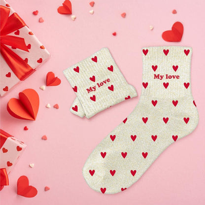 Chaussettes à paillettes: My love