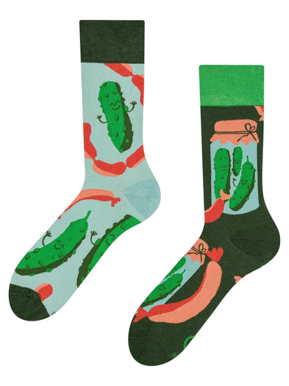Chaussettes à motifs: Joyeux cornichons