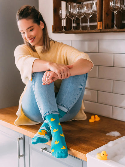 Chaussettes à motifs: Petits canards