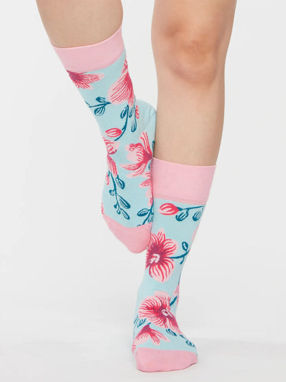 Chaussettes à motifs: Orchidées