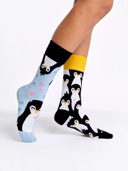 Chaussettes à motifs: Pingouin mignon