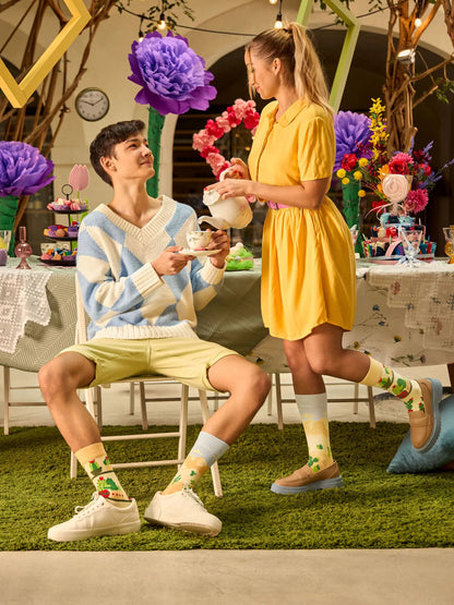 Chaussettes à motifs: Cactus amoureux