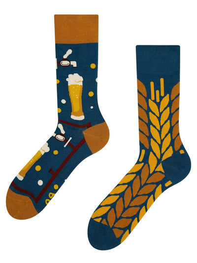 Chaussettes à motifs: C'est l'heure de la bière