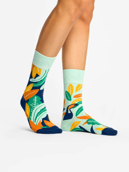 Chaussettes à motifs: Joli toucan