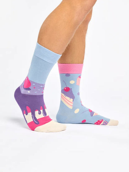Chaussettes bambou: Gâteau à la cerise