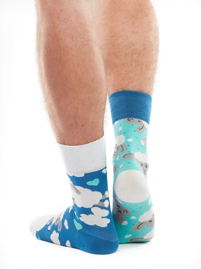 Chaussettes bambou: Mouton dans les nuages