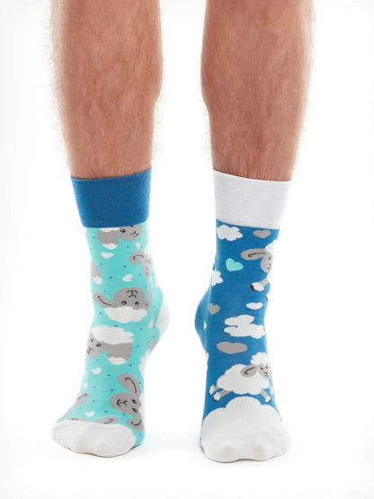 Chaussettes bambou: Mouton dans les nuages