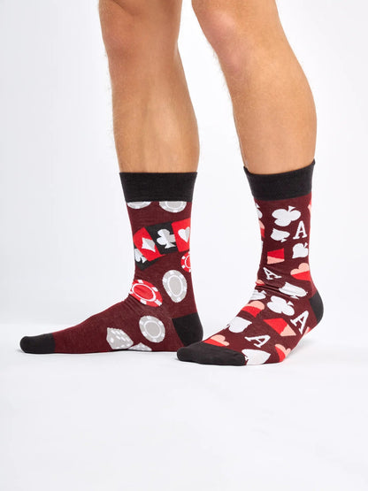 Chaussettes à motifs: Poker