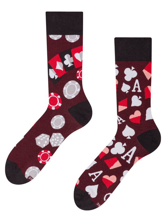 Chaussettes à motifs: Poker