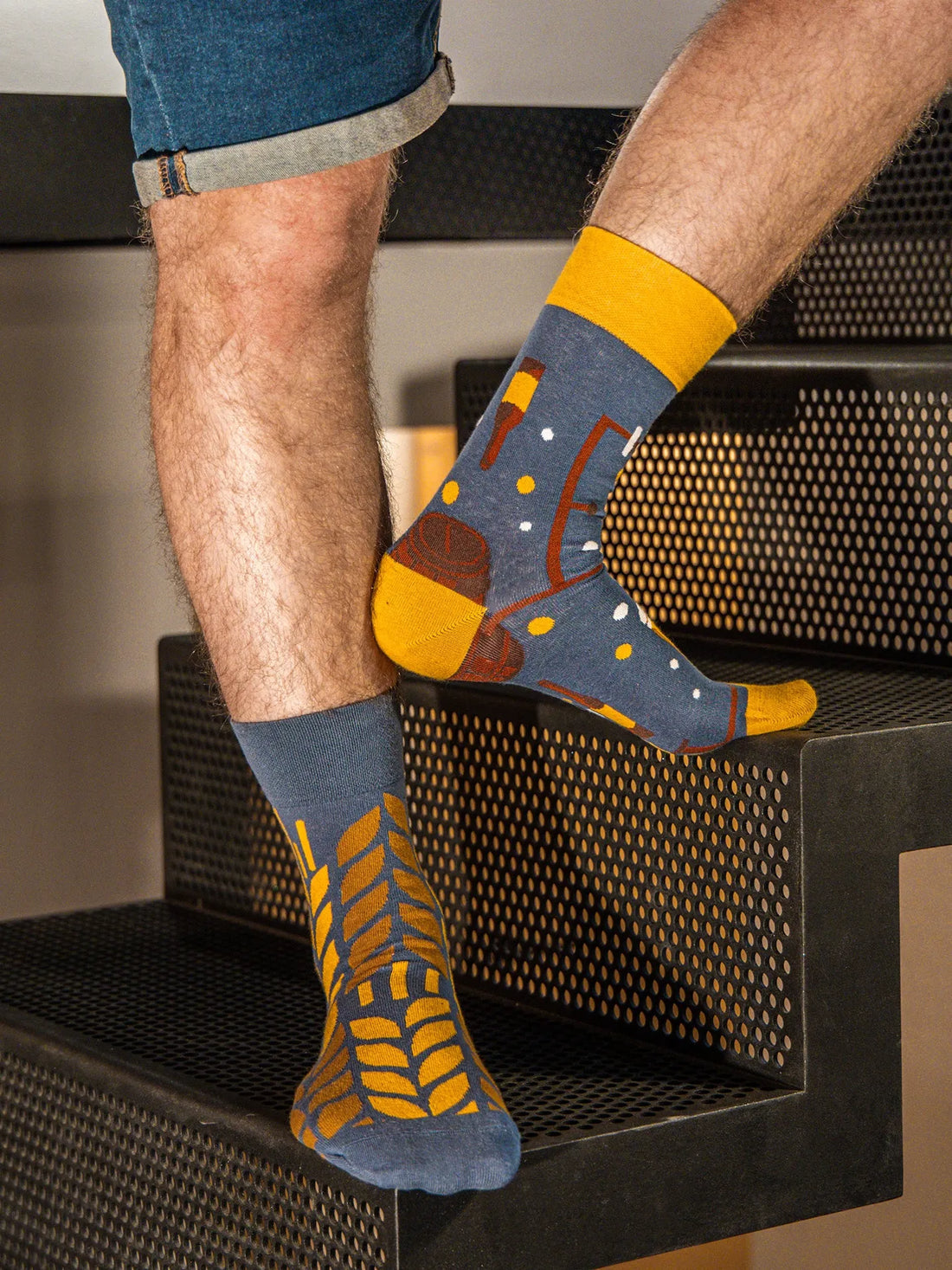 Chaussettes à motifs: C'est l'heure de la bière