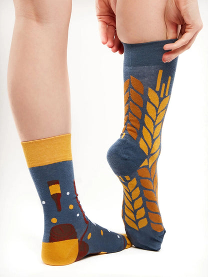 Chaussettes à motifs: C'est l'heure de la bière