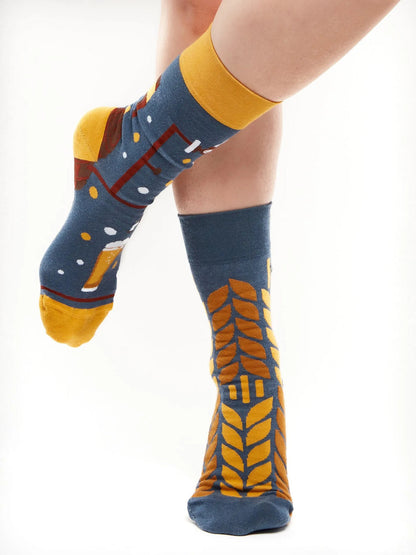 Chaussettes à motifs: C'est l'heure de la bière