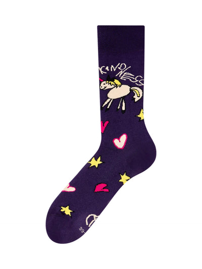Chaussettes à motifs: Gentille licorne