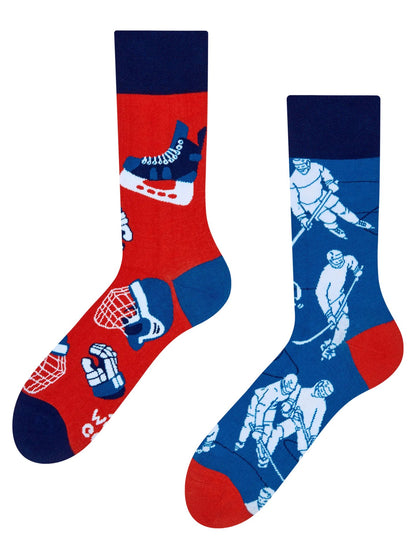 Chaussettes à motifs: Hockey passion