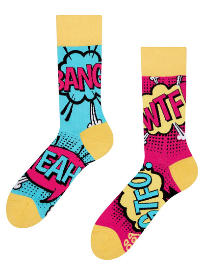 Chaussettes à motifs: Comics