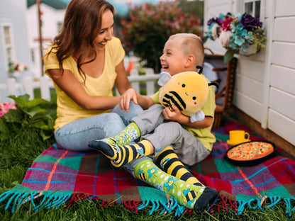 Chaussettes à motifs: Bee Happy