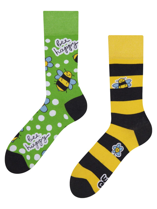 Chaussettes à motifs: Bee Happy