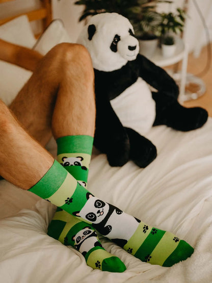 Chaussettes à motifs: Bébé panda