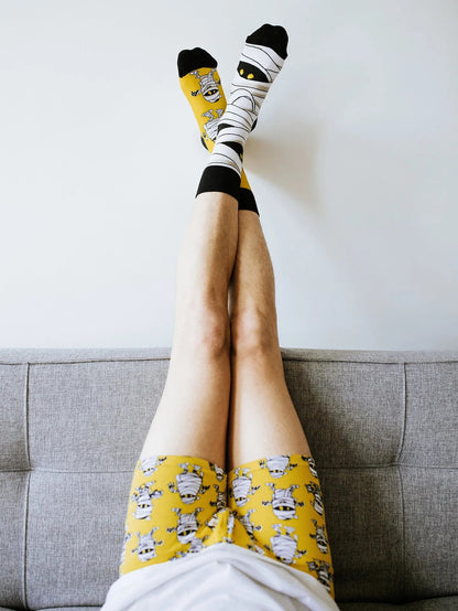Chaussettes à motifs: Joyeuse momie